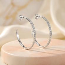 Сребърни обеци с кристали от Sw® Francesca Crystal Сребърни обеци с кристали от Sw® Francesca Crystal