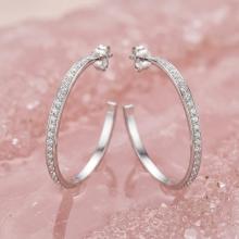 Сребърни обеци с кристали от Sw® Francesca Crystal Сребърни обеци с кристали от Sw® Francesca Crystal