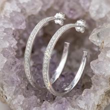 Сребърни обеци с кристали от Sw® Francesca Crystal Сребърни обеци с кристали от Sw® Francesca Crystal
