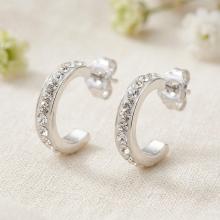 Сребърни обеци с кристали от Sw® Annisa Crystal Сребърни обеци с кристали от Sw® Annisa Crystal