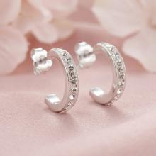 Сребърни обеци с кристали от Sw® Annisa Crystal Сребърни обеци с кристали от Sw® Annisa Crystal