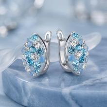 Сребърни обеци Elara Deep Blue Сребърни обеци Elara Deep Blue