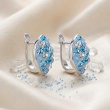 Сребърни обеци Elara Deep Blue Сребърни обеци Elara Deep Blue