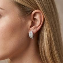 Сребърни обеци с кристали от Sw® SO320 Crystal Boutique