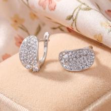 Сребърни обеци с кристали от Sw® SO320 Crystal Boutique