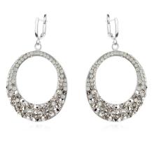 Сребърни обеци с кристали от Sw®  Silver shade