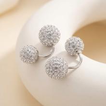 Сребърни обеци с кристали от Sw® SO329 Crystal Сребърни обеци с кристали от Sw® SO329 Crystal
