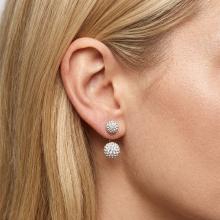 Сребърни обеци с кристали от Sw® SO329 Crystal Сребърни обеци с кристали от Sw® SO329 Crystal