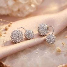 Сребърни обеци с кристали от Sw® SO329 Crystal Сребърни обеци с кристали от Sw® SO329 Crystal
