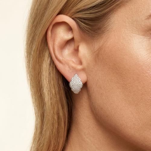 Сребърни обеци Vivienne Crystal