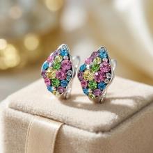 Сребърни обеци Vivienne Multicolor