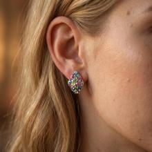 Сребърни обеци Vivienne Multicolor