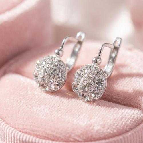 Сребърни обеци Noctis Crystal Botique
