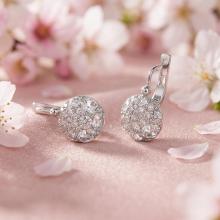 Сребърни обеци Noctis Crystal Botique Сребърни обеци Noctis Crystal Botique