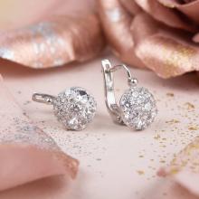 Сребърни обеци Noctis Crystal Botique Сребърни обеци Noctis Crystal Botique
