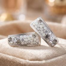 Сребърни обеци с кристали от Sw® Alex Silver Shade Сребърни обеци с кристали от Sw® Alex Silver Shade