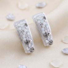 Сребърни обеци с кристали от Sw® Alex Silver Shade Сребърни обеци с кристали от Sw® Alex Silver Shade
