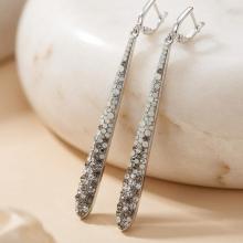 Сребърни обеци Nova с кристали от Sw® Silver Shade Сребърни обеци Nova с кристали от Sw® Silver Shade
