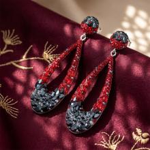 Сребърни Обеци С Кристали От Sw® SO371 Red Hematite Сребърни Обеци С Кристали От Sw® SO371 Red Hematite