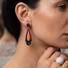 Сребърни Обеци С Кристали От Sw® SO371 Red Hematite Сребърни Обеци С Кристали От Sw® SO371 Red Hematite