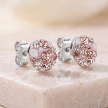 Сребърни Полутопчета С Кристали От Sw® Marilyn 9 мм Сребърни Полутопчета С Кристали От Sw® Marilyn 9 мм