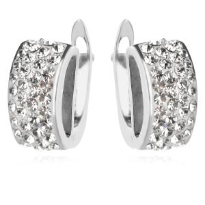 Сребърни обеци Ella с кристали от Sw® Crystal