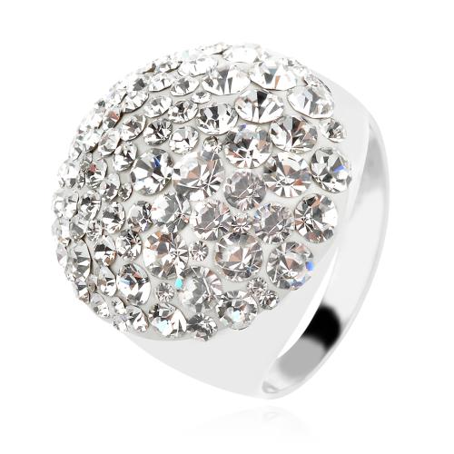 Сребърен Пръстен С Кристали От Sw® SP704 Crystal