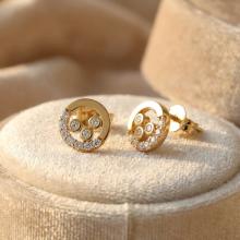 Златни обеци Sunrise