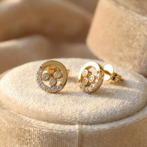 Златни обеци Sunrise