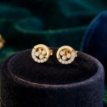 Златни обеци Sunrise