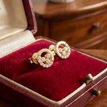 Златни обеци Sunrise