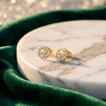 Златни обеци Sunrise