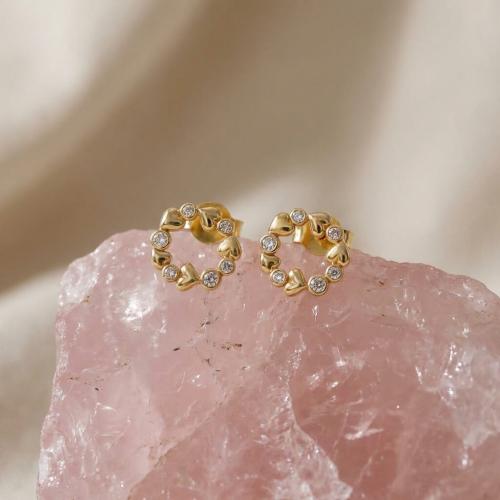 Златни обеци Fantasy Love