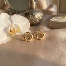 Златни обеци Магия