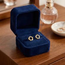 Златни обеци Магия