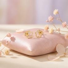 Златни обеци "Цветенца"