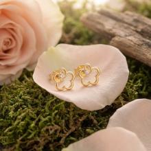 Златни обеци "Цветенца"