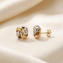 Златни обеци Възелчета Златни обеци Възелчета