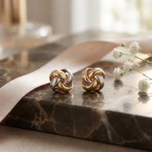 Златни обеци Възелчета Златни обеци Възелчета