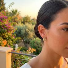 Златни обеци Плетеница Златни обеци Плетеница