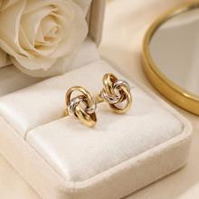 Златни обеци Плетеница Златни обеци Плетеница