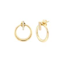 Златни обеци Circle Elegance