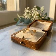 Златни обеци Цветенца Златни обеци Цветенца