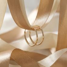 Златни обеци халки 13мм