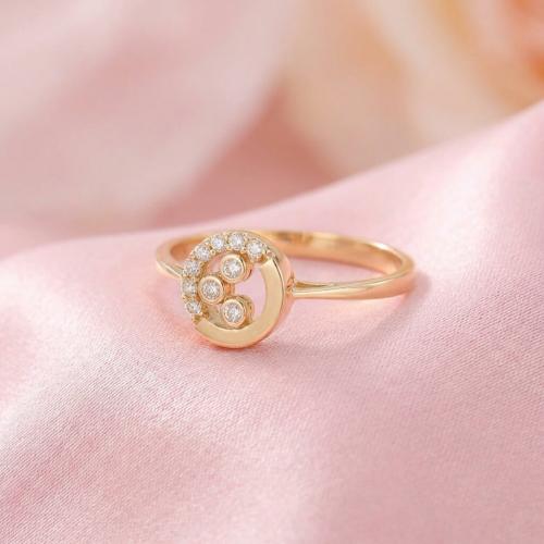 Дамски златен пръстен Sunrise