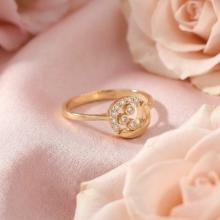 Дамски златен пръстен Sunrise