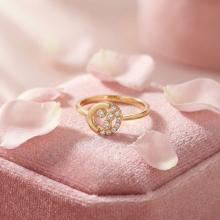 Дамски златен пръстен Sunrise