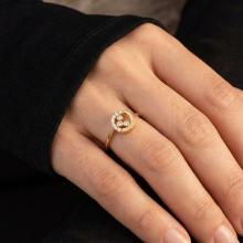 Дамски златен пръстен Sunrise