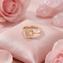 Дамски златен пръстен Sunrise