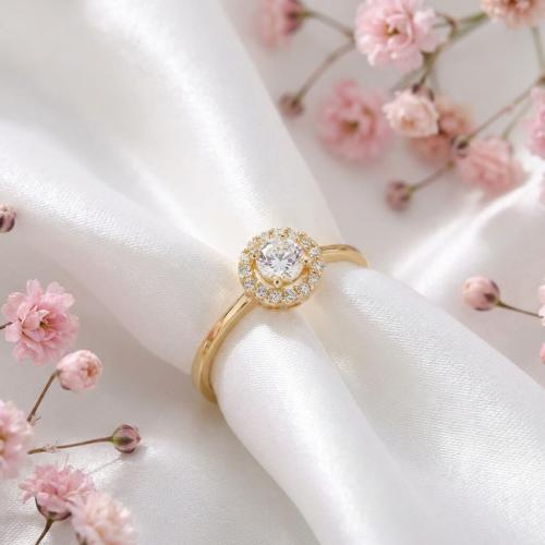 Дамски златен пръстен Слънце Дамски златен пръстен Слънце